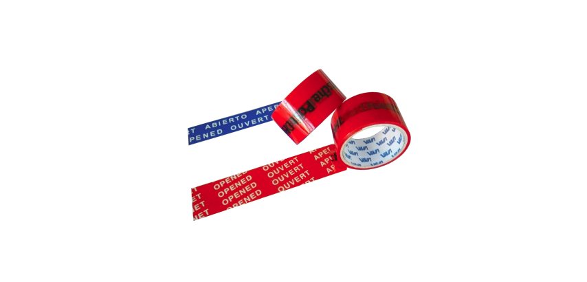 Nastro antieffrazione "aperto" - larghezza 5 cm - lunghezza 50 m - rosso - Viva
