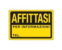 Cartello segnalatore - 30x20 cm - AFFITTASI - PPL - Cartelli Segnalatori