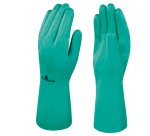 Guanti da lavoro industriale Deltaplus Nitrex 801 in nitrile floccato cotone