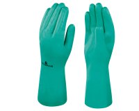 Guanti da lavoro industriale Deltaplus Nitrex 801 in nitrile floccato cotone