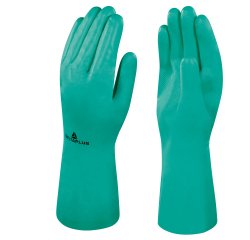 Guanti da lavoro industriale Deltaplus Nitrex 801 in nitrile floccato cotone