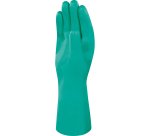 Guanti da lavoro industriale Deltaplus Nitrex 801 in nitrile floccato cotone
