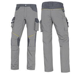 Pantalone da lavoro Deltaplus Mach 2 Corporate, grigio chiaro/grigio scuro