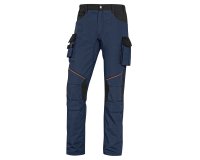 Pantalone da lavoro Mach 2 Corporate - twill/poliestere/cotone - taglia L - blu/nero - Deltaplus