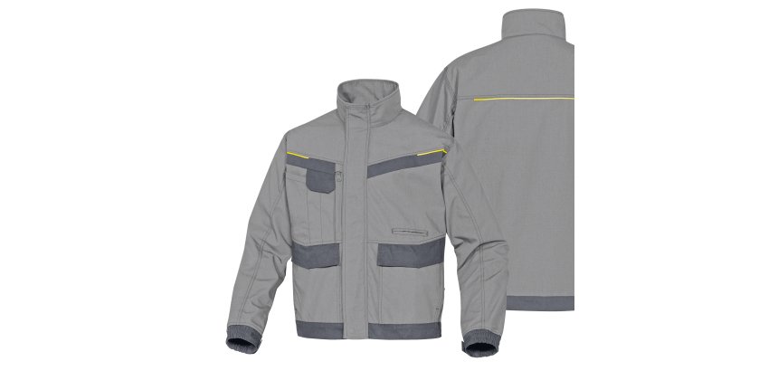 Giacca da lavoro Deltaplus Mach 2 Corporate, grigio chiaro/grigio scuro