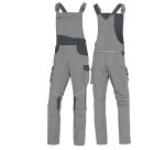 Salopette da lavoro Deltaplus Mach 2 Corporate, grigio chiaro/grigio scuro