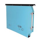 Cartella sospesa Joker - armadio - interasse 33 cm - fondo U - 33 x 28 cm - blu - Bertesi