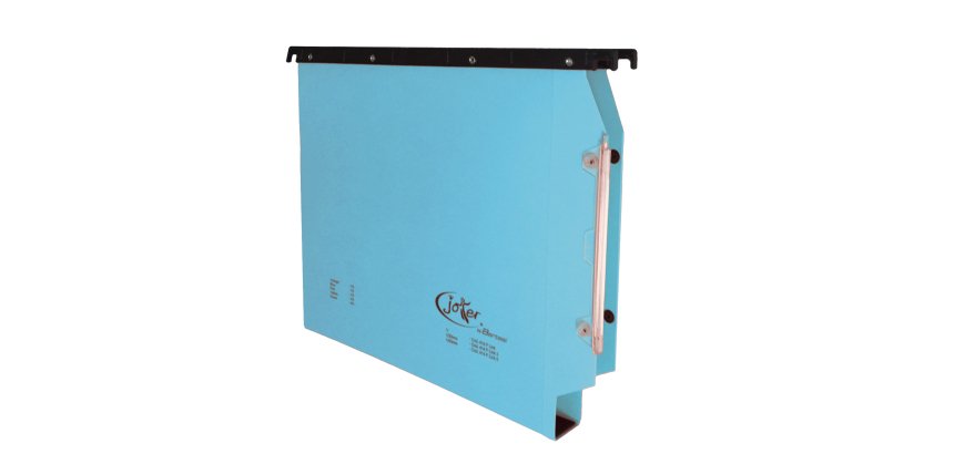 Cartella sospesa Joker - armadio - interasse 33 cm - fondo U - 33 x 28 cm - blu - Bertesi