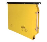 Cartella sospesa Joker - armadio - interasse 33 cm - fondo U - 33 x 28 cm - giallo - Bertesi