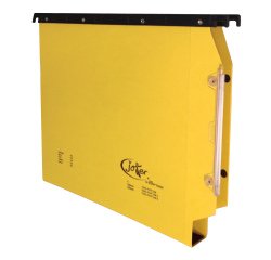 Cartella sospesa Joker - armadio - interasse 33 cm - fondo U - 33 x 28 cm - giallo - Bertesi