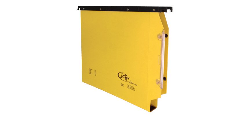 Cartella sospesa Joker - armadio - interasse 33 cm - fondo U - 33 x 28 cm - giallo - Bertesi