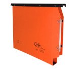 Cartella sospesa Joker - armadio - interasse 33 cm - fondo U - 33 x 28 cm - arancio - Bertesi