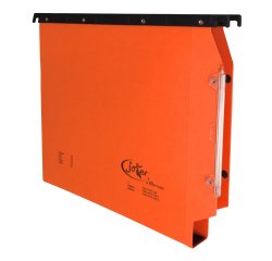 Cartella sospesa Joker - armadio - interasse 33 cm - fondo U - 33 x 28 cm - arancio - Bertesi