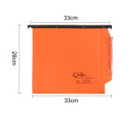 Cartella sospesa Joker - armadio - interasse 33 cm - fondo U - 33 x 28 cm - arancio - Bertesi