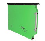 Cartella sospesa Joker - armadio - interasse 33 cm - fondo U - 33 x 28 cm - verde - Bertesi