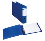 Raccoglitore Stelvio F - 30 x 22 cm album - 2 anelli a D 40 mm - dorso 6 cm - blu - Sei Rota