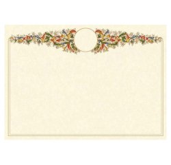 Diplomi in pergamena - stampa offset - A4 - 160 gr - avorio - Kartos - conf. 10 pezzi