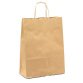 Shopper - maniglie cordino - 54 x 14 x 45 cm - carta biokraft - avana - Mainetti Bags - conf. 10 pezzi