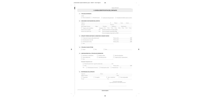 Libretto impianto climatizzazione Emilia Romagna - 297 x 210mm - 48 fogli - Edipro