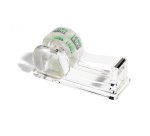 Dispenser da tavolo - per nastri adesivi 33 m - trasparente - Lebez