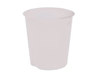 Cestino gettacarte E020 Modula - altezza 32,5 cm - diametro 31 cm - 16,5 L - trasparente neutro - Fellowes