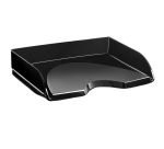 Vaschetta portacorrispondenza - apertura frontale - 26 x 35,1 x 6,9 cm - nero crystal - Cep