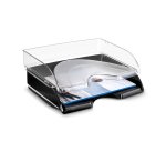 Vaschetta portacorrispondenza - apertura frontale - 26 x 35,1 x 6,9 cm - nero crystal - Cep