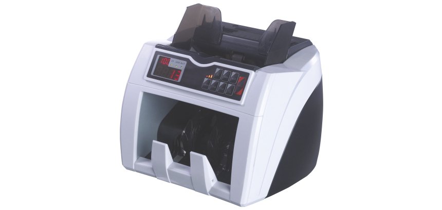 Conta/Verifica banconote HT2320 - 24,3 x 28,7 x 24,8 cm - nero/grigio - HolenBecky