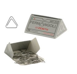 Fermangoli Zenith 815 - acciaio inox - Zenith - conf. 50 pezzi