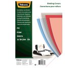 Copertine Clear - A4 - 150 micron - PVC - neutro trasparente - Fellowes - scatola 100 pezzi