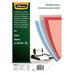 Fellowes 5375901 binding cover A4 Plastic, PVC Transparent 100 pc(s)