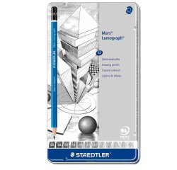 Matita in grafite Mars Lumograph 100 - 12 gradazioni - Staedtler - conf. 12 pezzi