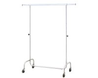 Stender appendiabiti professionale AC0081 - 105/175 x 50 x 141/191 cm - acciaio - Serena Group