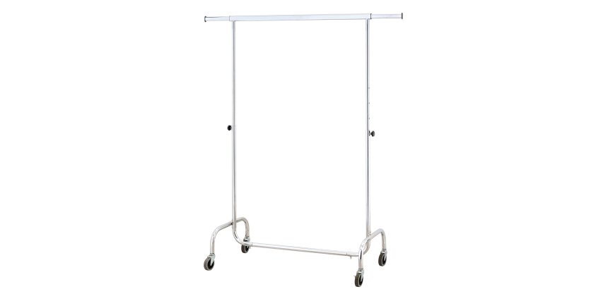 Stender appendiabiti professionale AC0081 - 105/175 x 50 x 141/191 cm - acciaio - Serena Group
