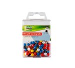 Spilli cartografici a sfera - colori assortiti - Lebez - scatola 100 pezzi