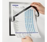 Cornice adesiva Duraframe Note - pannello magnetico - A4 (21 x 29,7 cm) - nero - Durable