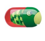 Temperamatite Animals con contenitore - 2 fori - con serbatoio e gomma assortiti - Faber-Castell