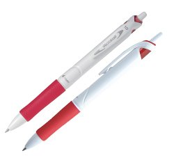 Penna a sfera a scatto Acroball Pure White Begreen - punta 1,0mm - rosso  - Pilot