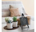 Mini Lavagna con cavalletto nero - 24,4 x 15 cm - nero - Securit