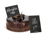 Targhette -15 x 21 cm (A5) - nero - Securit - set 10 pezzi