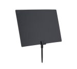 Supporti a spina per targhette - nero - Securit - set 20 pezzi