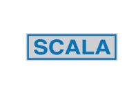 Targhetta adesiva - SCALA - 16,5 x 5 cm - Cartelli Segnalatori