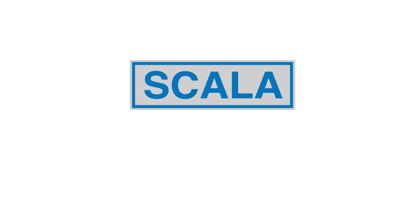 Targhetta adesiva - SCALA - 16,5 x 5 cm - Cartelli Segnalatori
