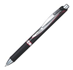 Roller a scatto Energel XM Permanent  - punta 0,7mm - rosso - Pentel
