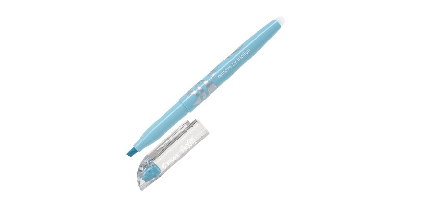 Evidenziatore cancellabile Frixion Light soft - punta a scalpello 4,0mm - tratto 3,3mm - azzurro soft - Pilot