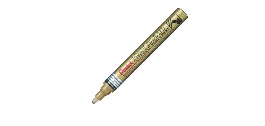 Marcatore Paint Marker Linea Amiko - punta media 4,50mm - oro - Pentel