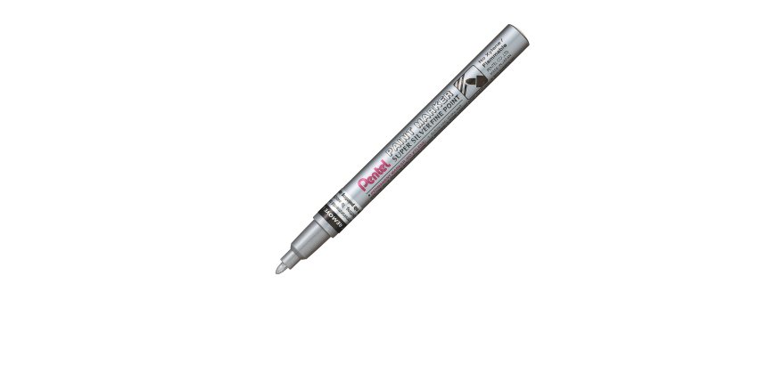 Marcatore Paint Marker Linea Amiko - punta fine 2,90mm - argento - Pentel