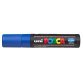 Marcatore a base d'acqua Uni Posca PC17K - punta extra large a scalpello 15,0mm  - blu - Uni Mitsubishi