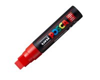 En_rotulador uni posca 15 mm pc-17k rojo