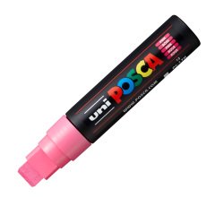 Marcatore a base d'acqua Uni Posca PC17K - punta extra large a scalpello 15,0mm  - rosa - Uni Mitsubishi